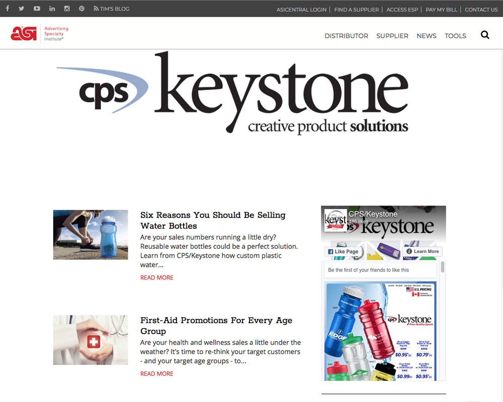 CPS Keystone Microsite